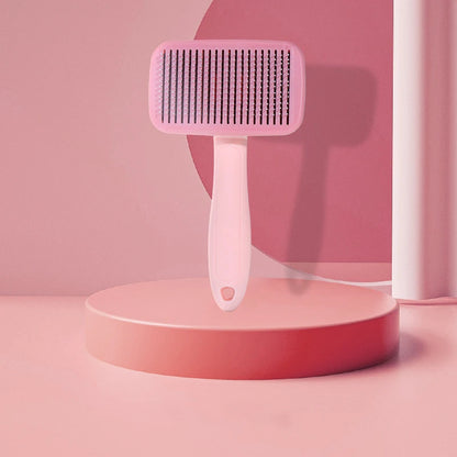 Kimpets Dog Comb Self Cleaning Cat Brush Comb Pet Grooming Hair Remover Combs Brush Floating Hair Pet Grooming Cat Supplies
